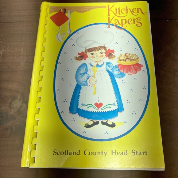 Cookbook Publishers, Inc. Other - Kitchen Kapers Scotland County Head Start Cookbook 1989 Spiral-Bound